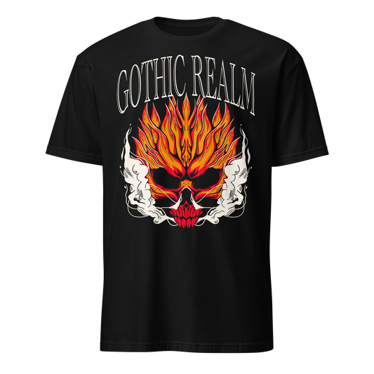 Flaming Skull Unisex T-Shirt